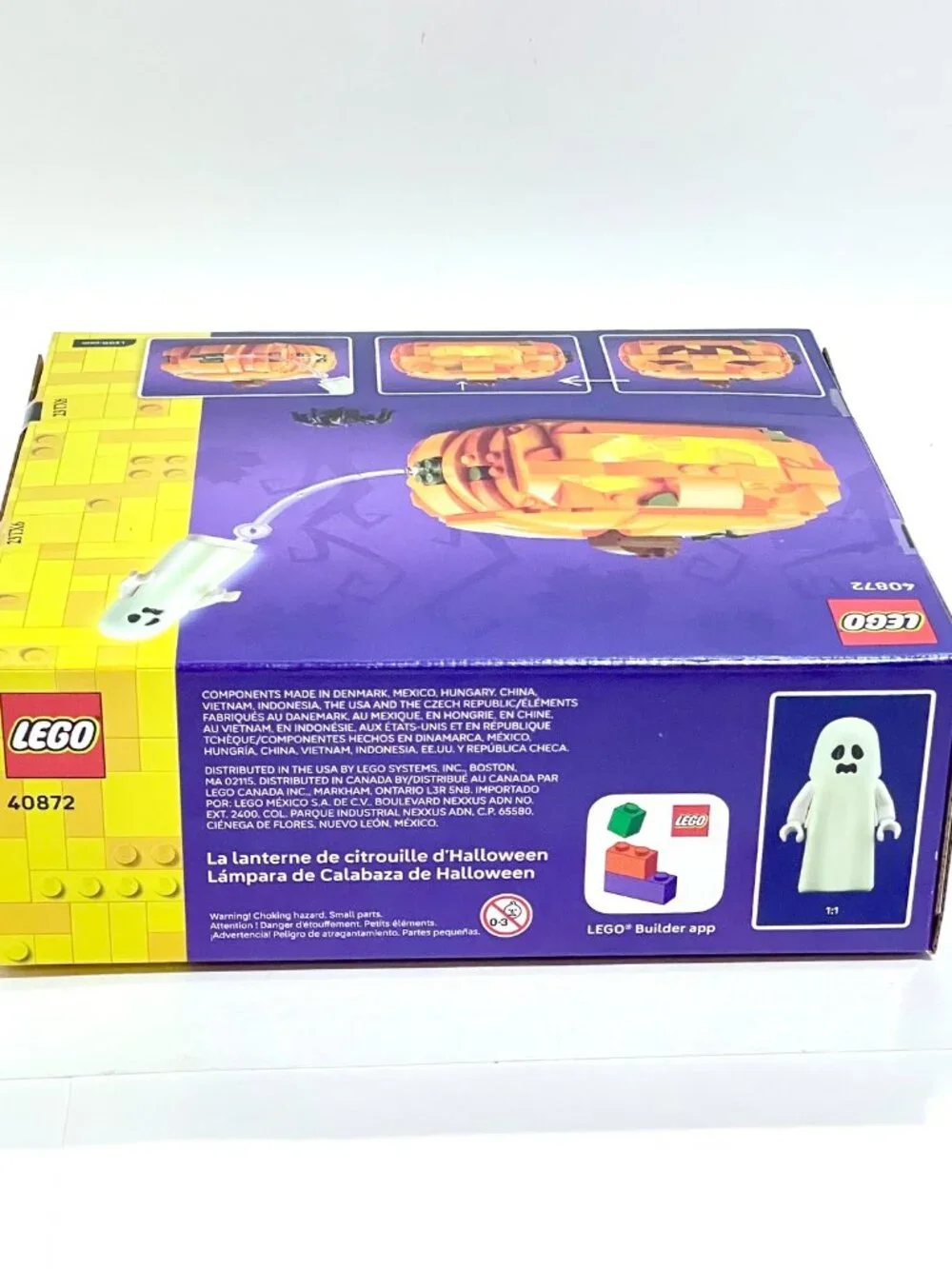 Lego 40872 Halloween Pumpkin Lantern Lights Up NIB New Sealed